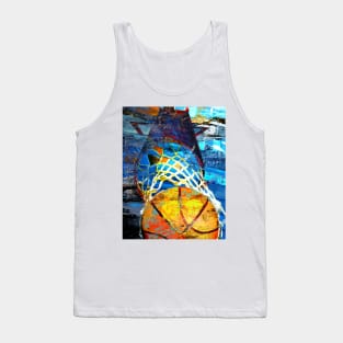 Basketball art swoosh 108- basketball artwork Tank Top